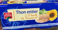 Thon entier a l'huile de tournesol