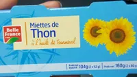 Miettes de thon à l'huile de tournesol