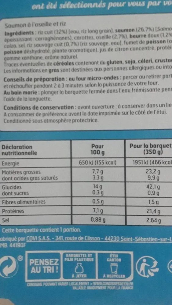 Saumon à l oseille