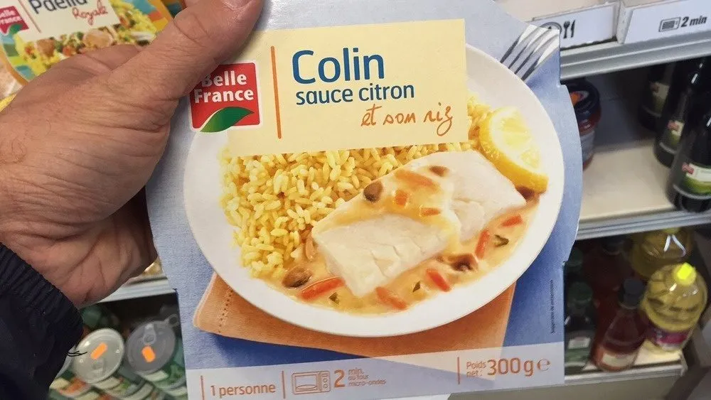 Colin, sauce citron