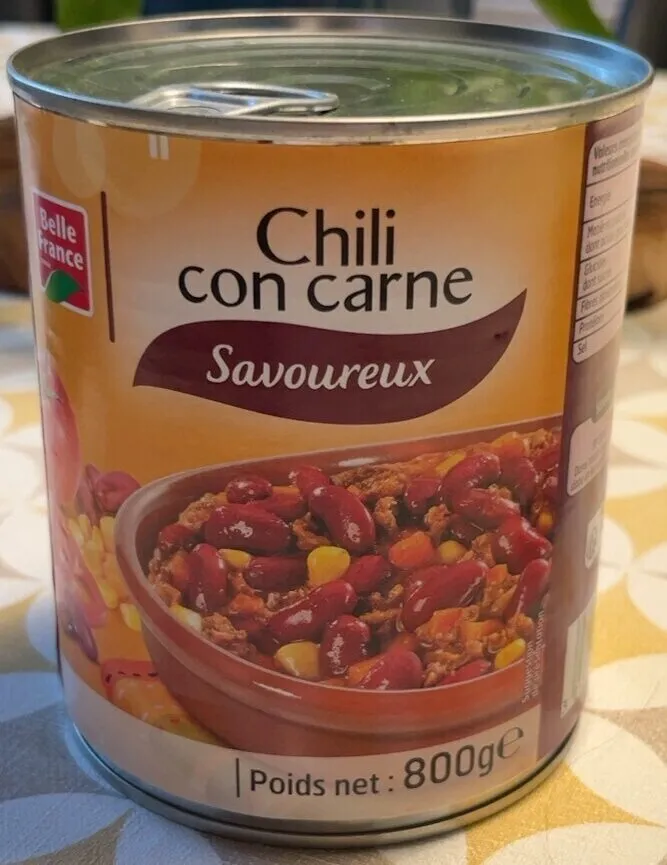 chili con carne savoureux