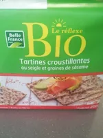 Tartines croustillantes Seigle et Graines de Sésame