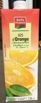 Jus d'Orange à Base de Jus Concentré