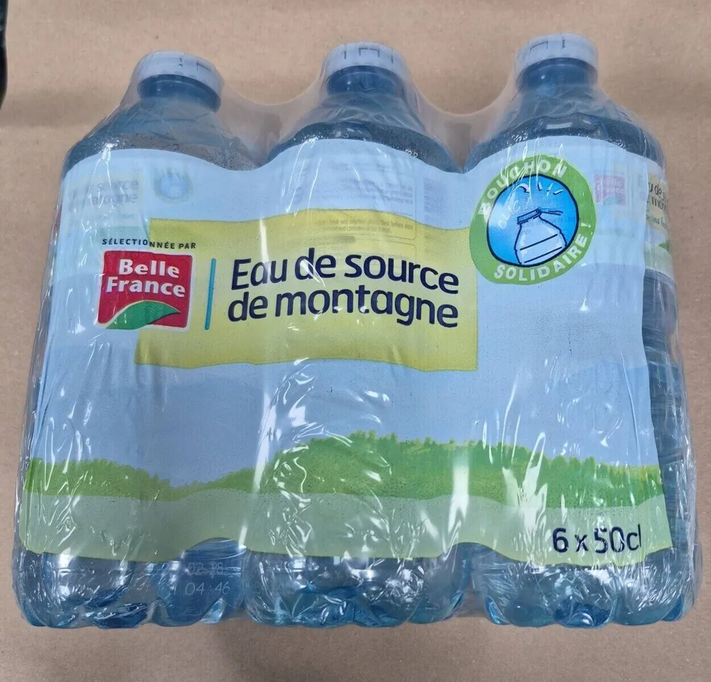 Eau de source de montagne
