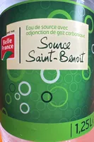 Eau de source avec adjonction de gaz carbonique