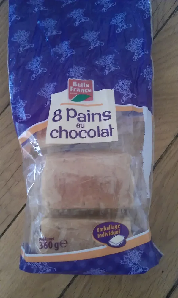 Pains au chocolat (x 8) 360 g