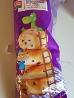 Briochettes rondes aux pépites de chocolat au lait