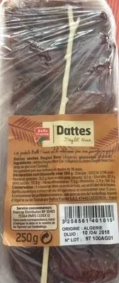 Dattes deglet Nour Algérie