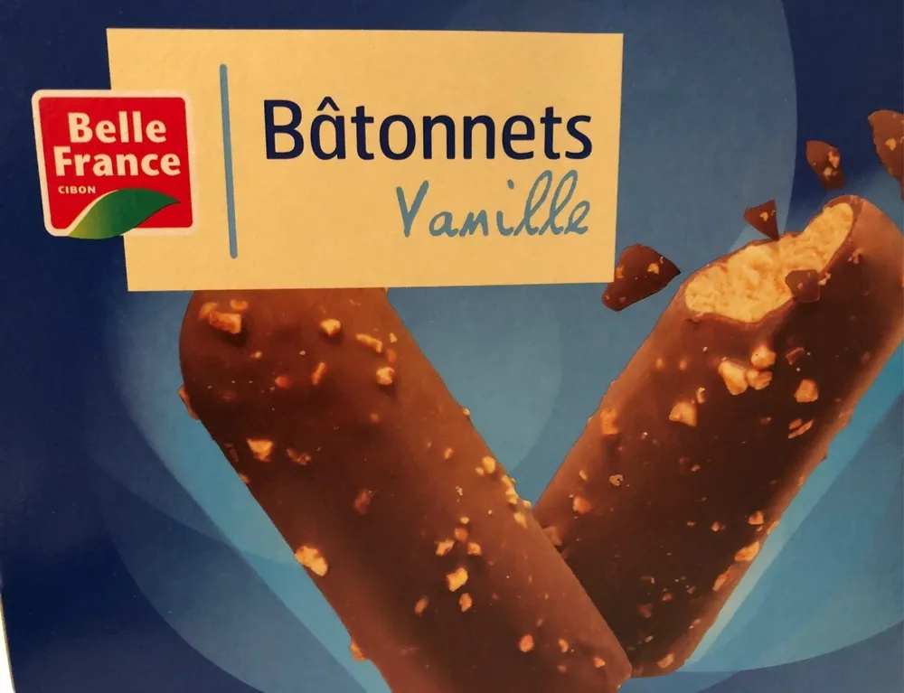 Bâtonnets vanille