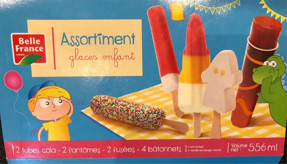 Assortiment Glaces Enfant