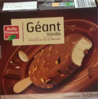 Géant Vanille chocolat au lait et amandes