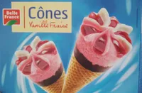 Cônes Vanille Fraise