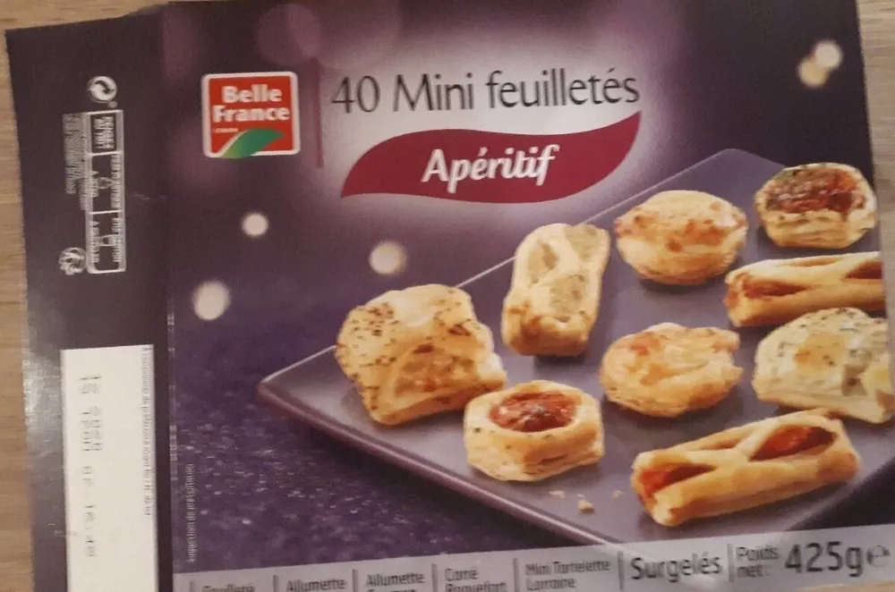 40 mini feuilletés