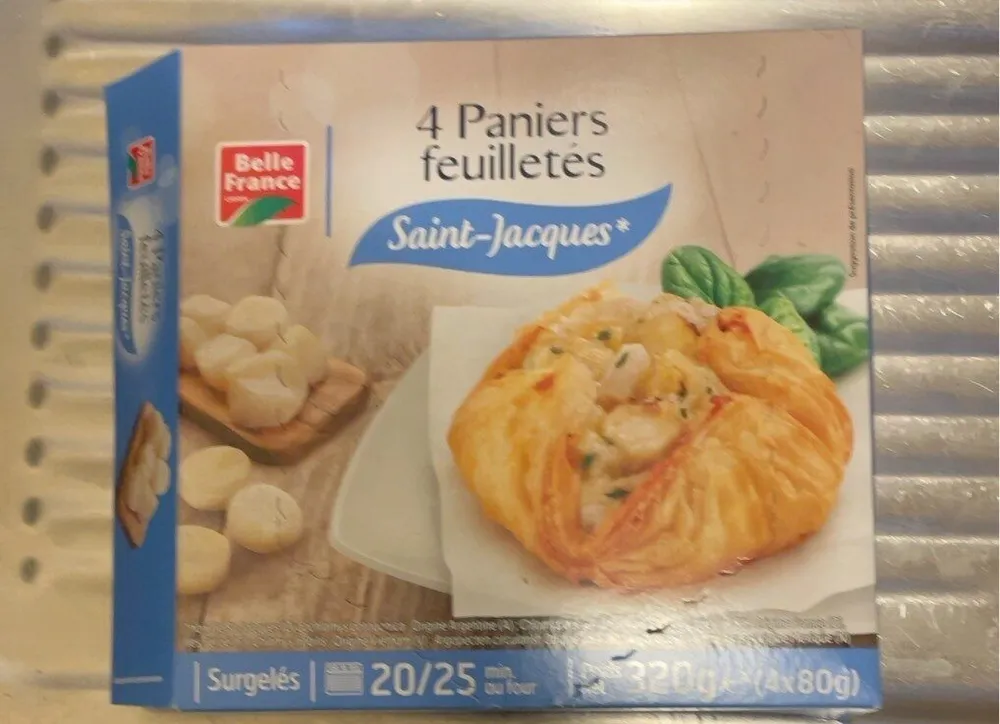 4 Paniers feuilletés