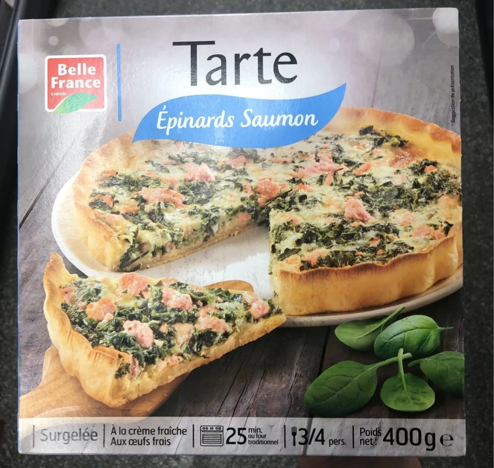 Tarte Epinards Saumon