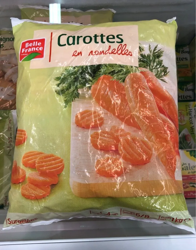 Carottes en rondelles