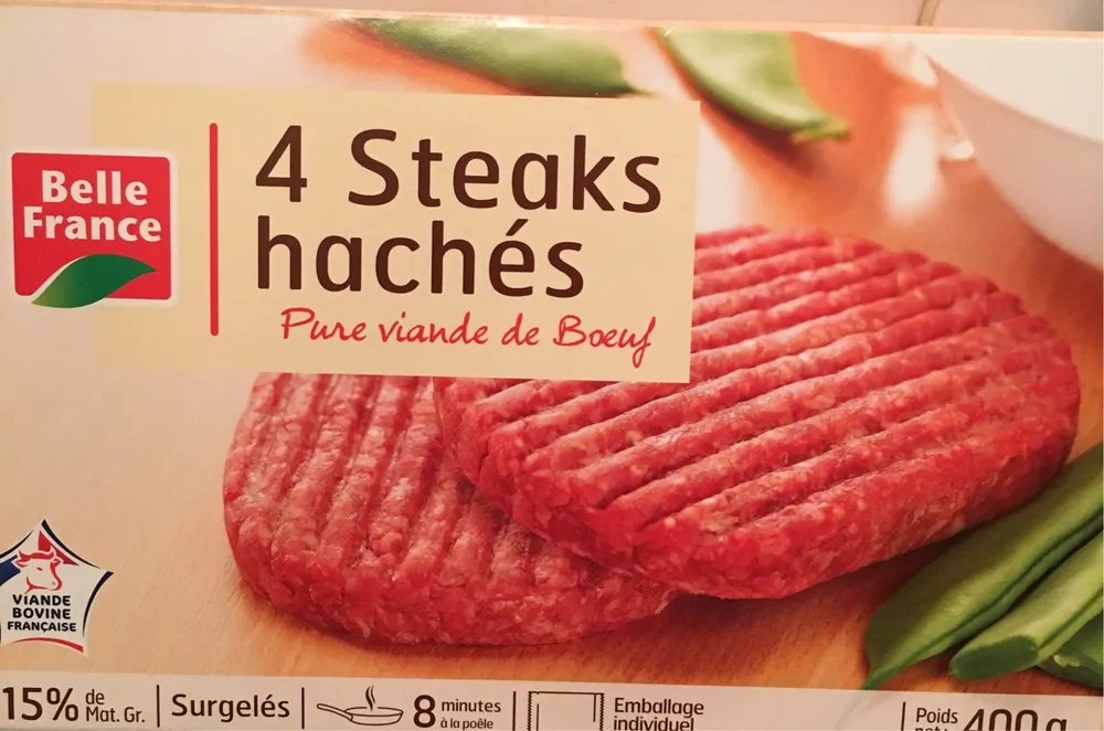 4 steaks haches