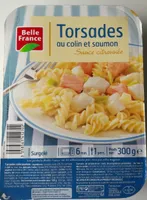 Torsades au Colin et Saumon, Sauce Citronnée