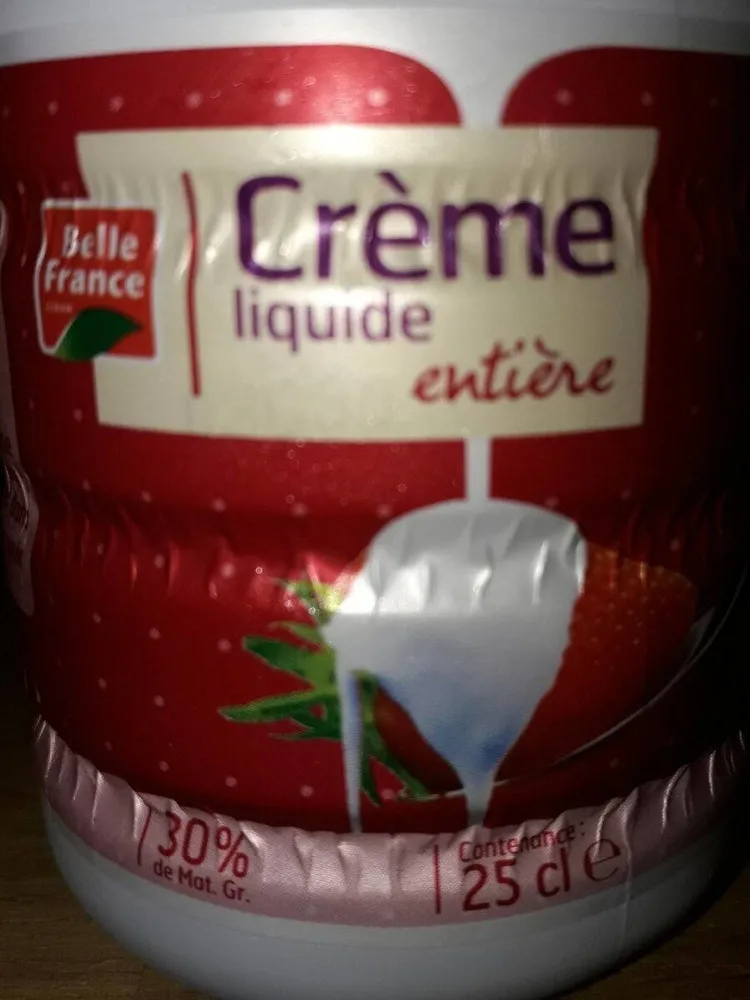 Creme liquide entière