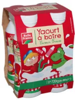 Yaourt à boire fraise