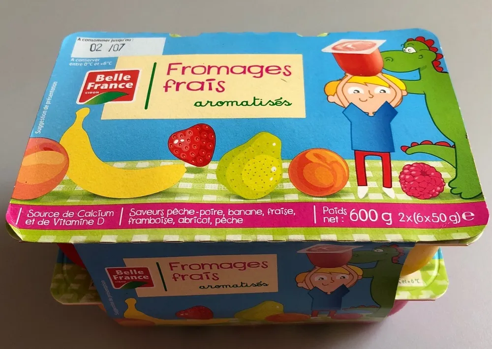 Fromages frais aromatisés