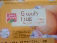 6 Œufs Frais Datés du Jour de Ponte