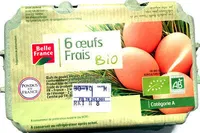 6 Oeufs frais Bio