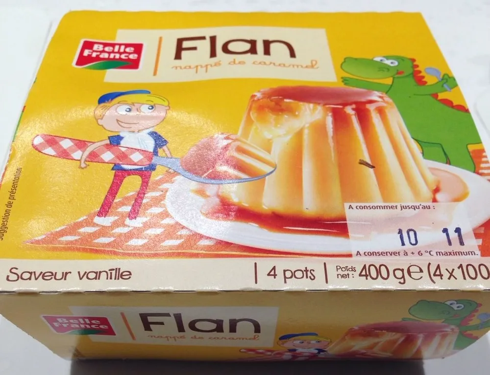 Flan nappé de caramel