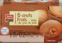 Oeufs frais calibres gros