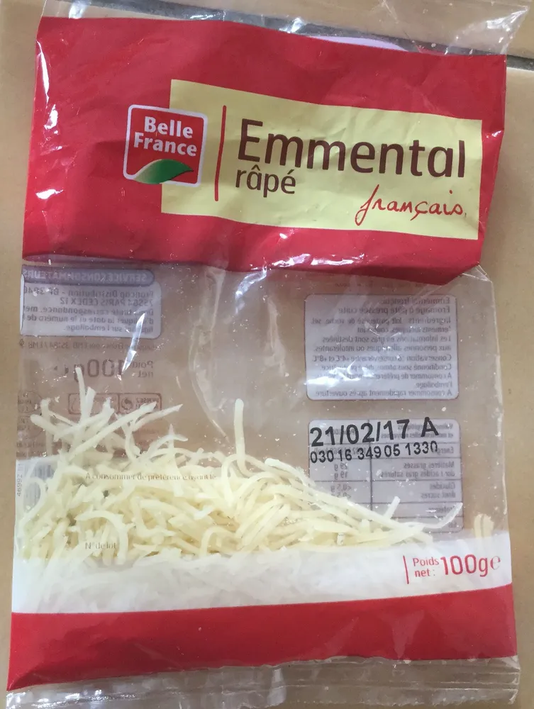 Emmental râpé francais (29% MG)