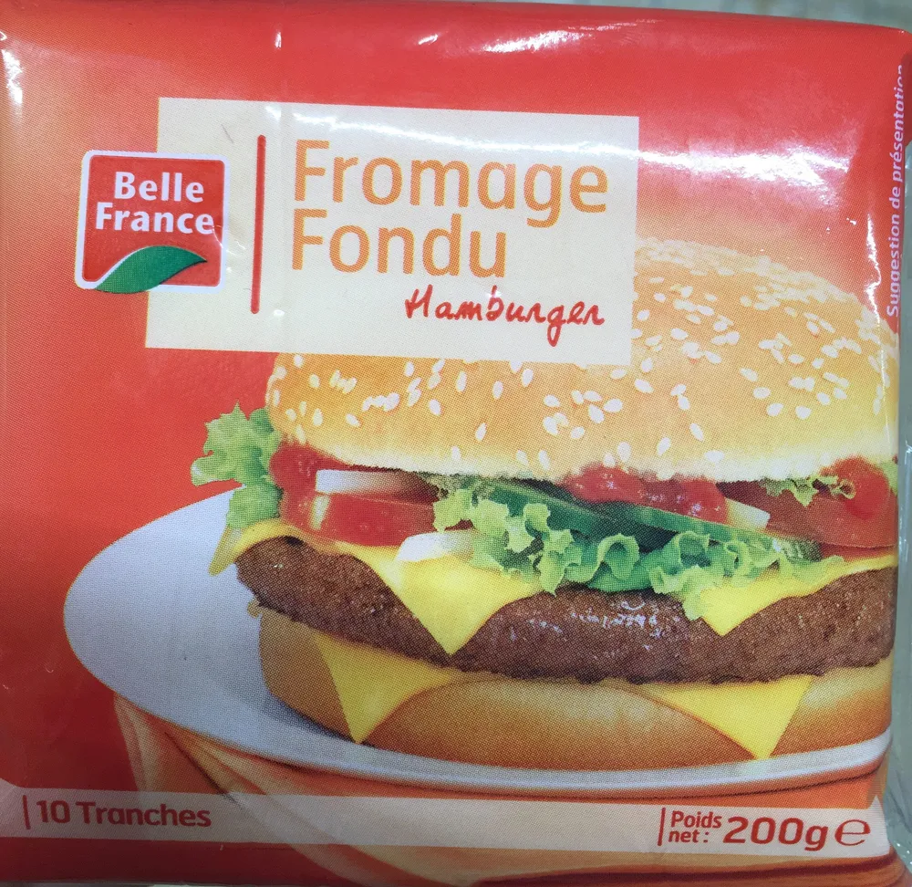Fromage fondu hamburger