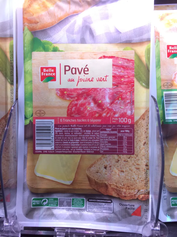 Pavé au poivre vert