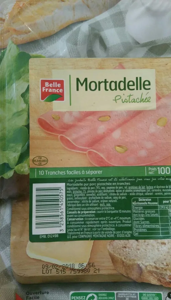 Mortadelle Pistachée