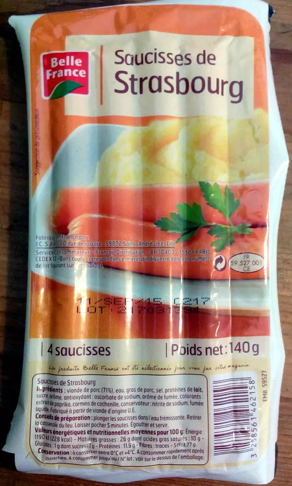 Saucisses de Strasbourg