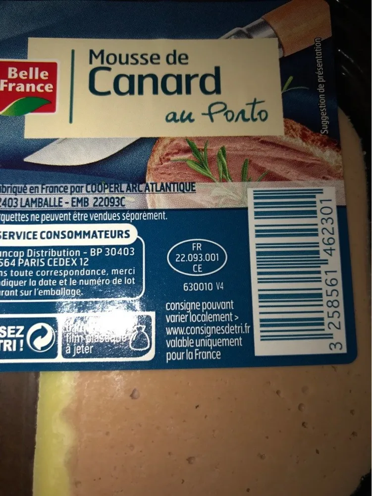 Mousse de canard au porto