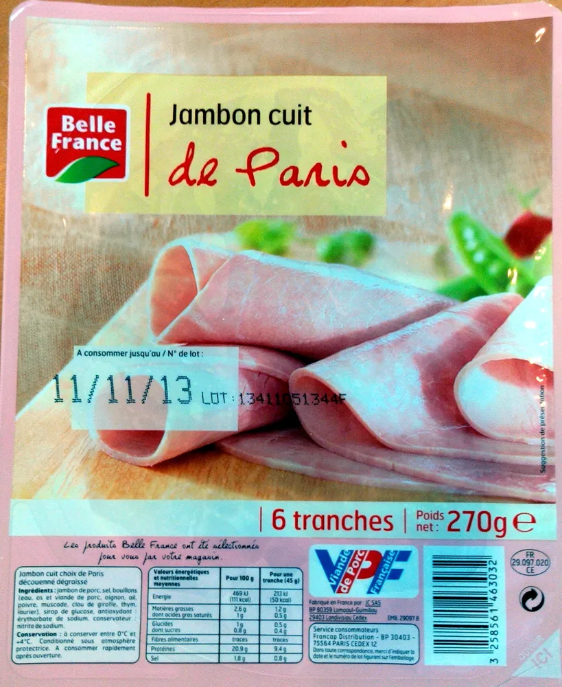 Jambon Cuit de Paris