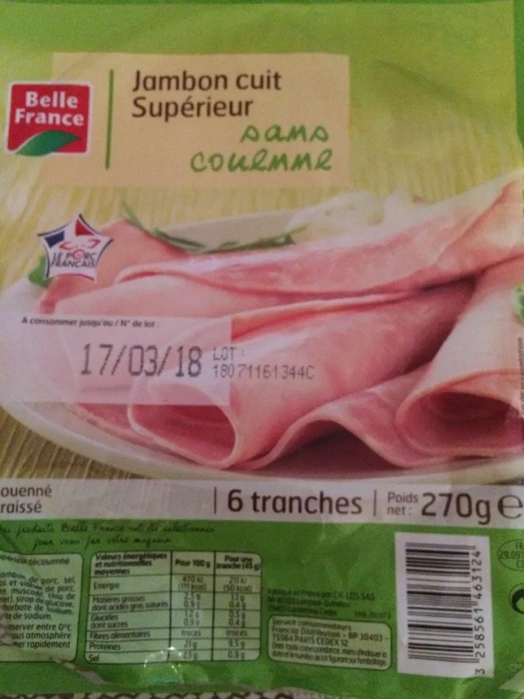 Jambon Cuit Supérieur