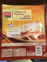 Jambon cuit superieur avec couenne