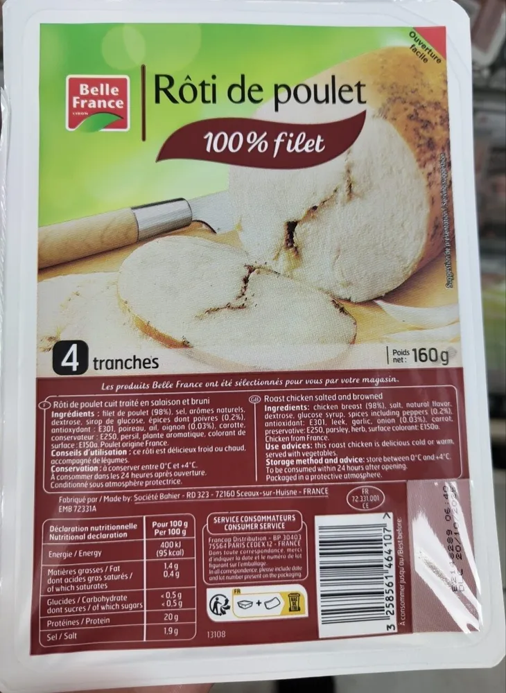 Roti de poulet