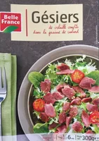 Gésiers de volaille confits dans la graisse de canard