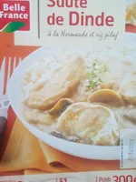 Sauté de Dinde à la Normande et riz Pilaf