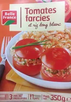Tomates farcies et riz long blanc