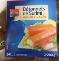 Batônnets de surimi saveur crabe