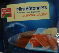 Mini Bâtonnets à Base de Chair de Poisson Saveur Crabe