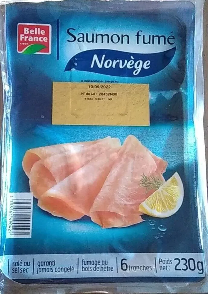 saumon fumé Norvège