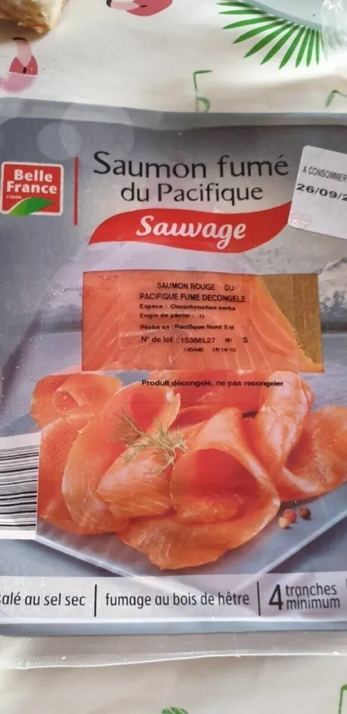 Saumon fumé du Pacifique sauvage