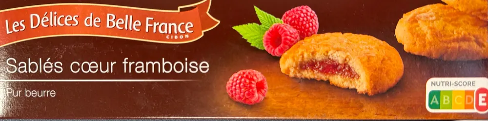Sablés cœur framboise