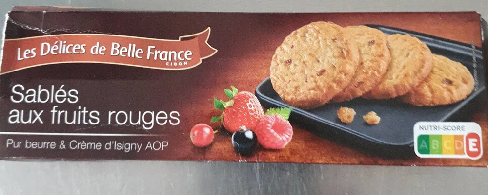 Sablés aux fruits rouges