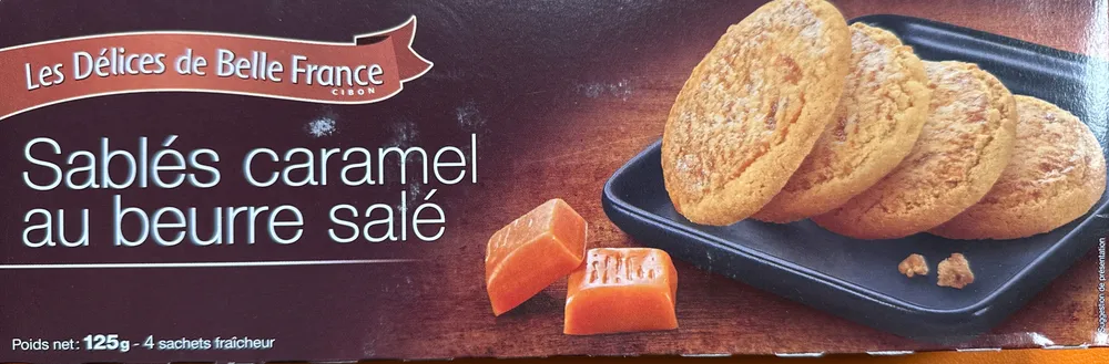 Galettes sablées caramel au beurre salé