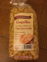 Coquilles aux oeufs frais